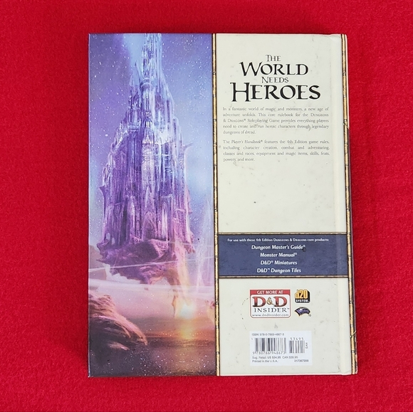 ⚔️Dungeons & Dragons Player's Handbook 4th Edition Hardcover Excellent Condition - Picture 2 of 16